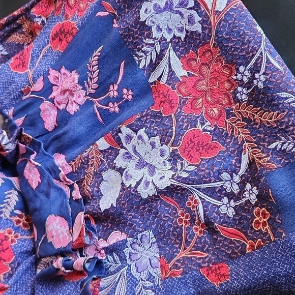 Sophia Vergara Sweetheart Midi Dress Size Small Floral - Picture 8 of 9